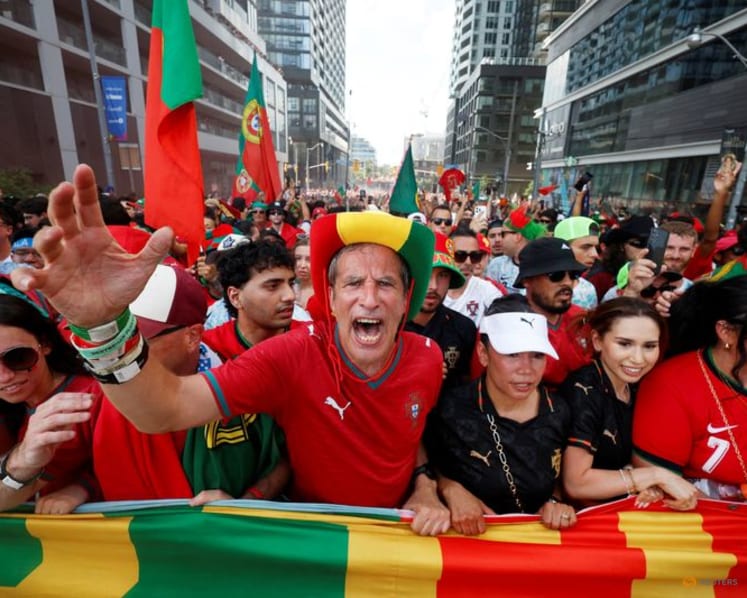 One last dance: Portugal and Croatia fans march in Toronto heat to see Ronaldo and Modric