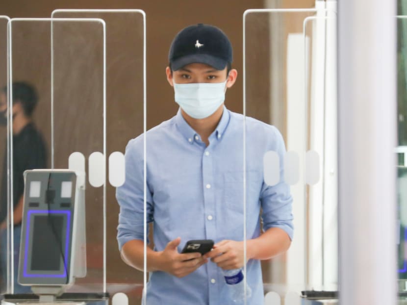 Kaiser Sow outside the State Courts on Sept 8, 2021.