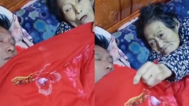 中国老妇去世前一晚 仍给儿盖被 感动网民