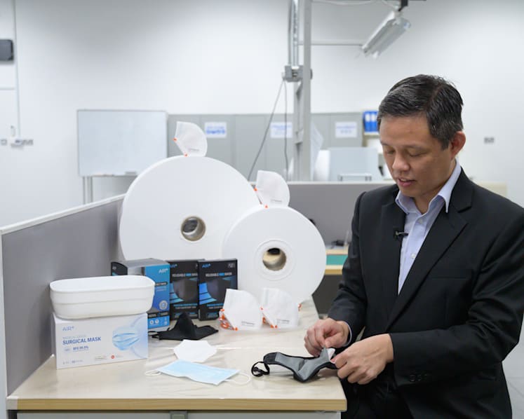 S'pore builds stockpile of locally-made filters for reusable masks, for use only if pandemic worsens