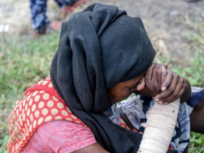 Neha Vasava's mother waits for news from the search.