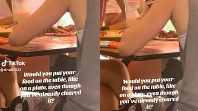 Would You Eat Off A Hawker Centre Table? Viral Video Divides Singaporeans