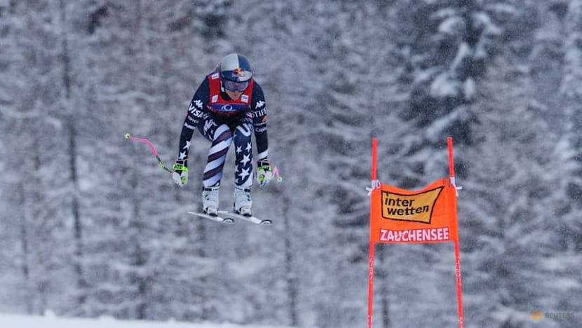 Alpine skiing-Vonn takes Zauchensee downhill for 84th World Cup win