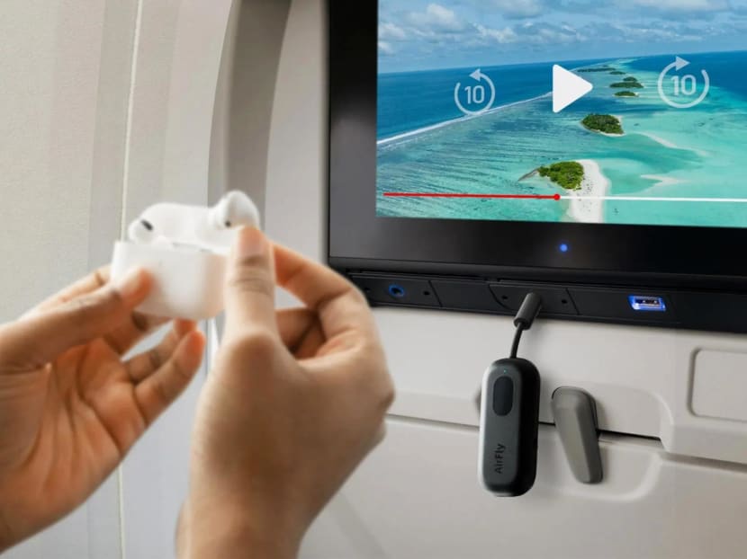 This Bluetooth adapter lets you use your own wireless headphones on a flight and could become your most essential travel accessory