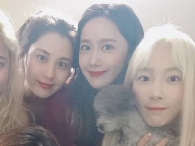 Together again: K-pop group Girls&rsquo; Generation held a mini reunion