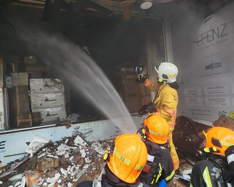 Fire breaks out at unit on Balestier Road