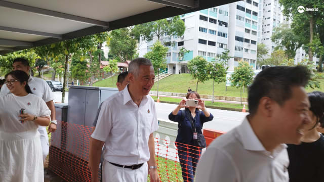 【GE2025】李资政： 投选可信赖团队 保障新加坡的安全