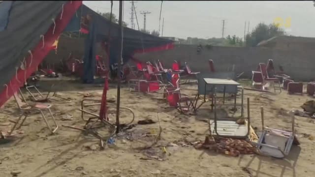 巴基斯坦自杀式炸弹攻击事件 死亡人数上升到45人