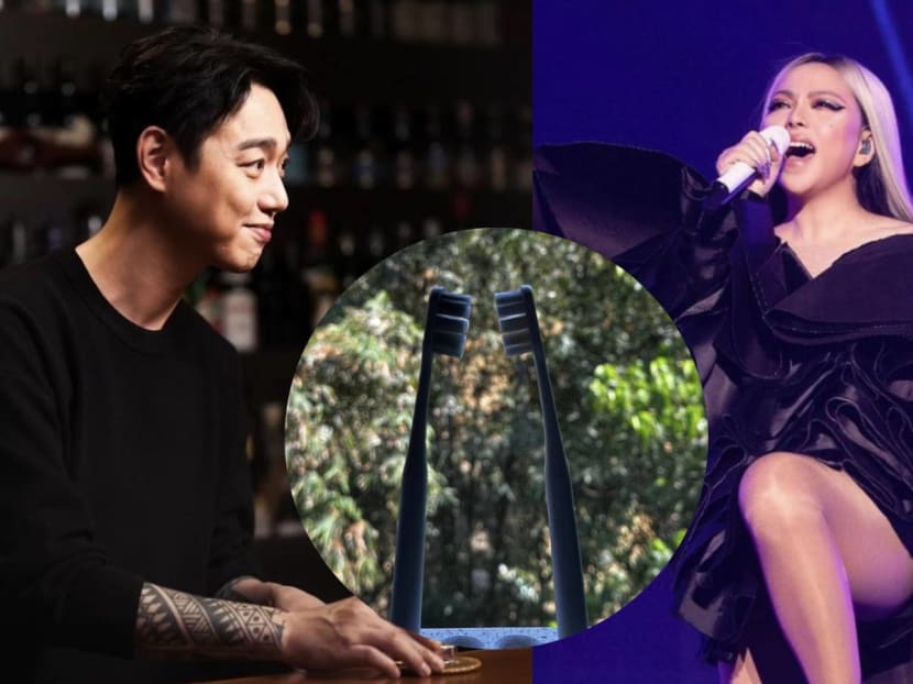 A-Mei’s bartender boyfriend posted a pic of their toothbrushes to mark her 51st birthday; what does it mean?