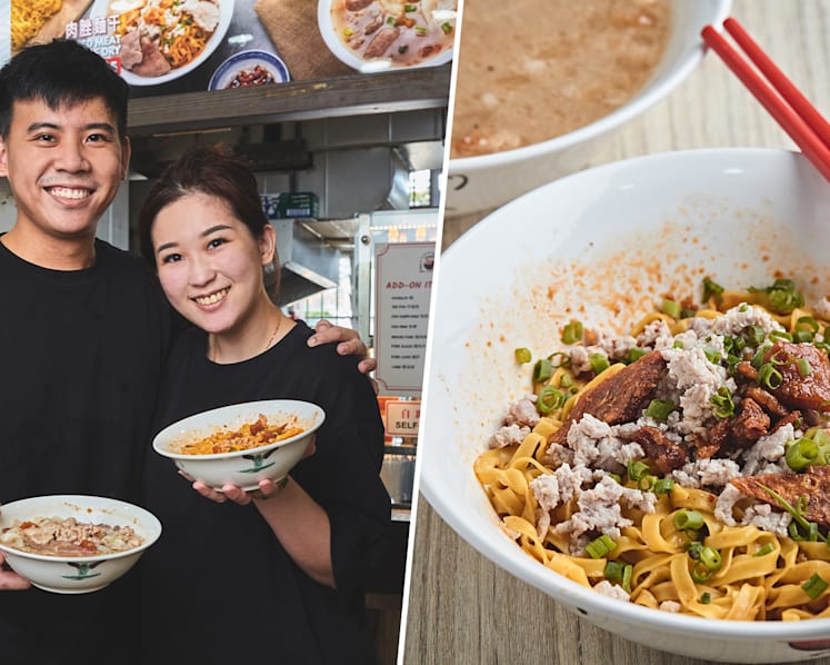 Young Hawker Couple Sells Shiok Bak Chor Mee With Tonkotsu-Inspired Soup & Herh Keow