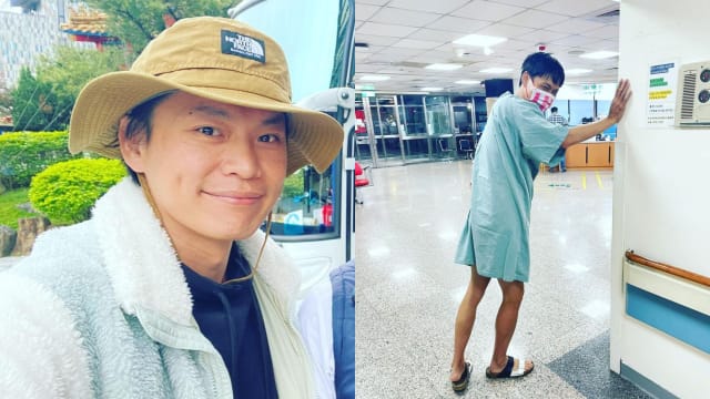 狮城挑战高空弹跳　黄镫辉回台腰痛挂急诊