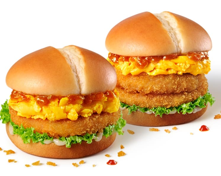 McDonald's Singapore collaborates with Jumbo Seafood to launch chilli crab sauce burgers in celebration of SG60