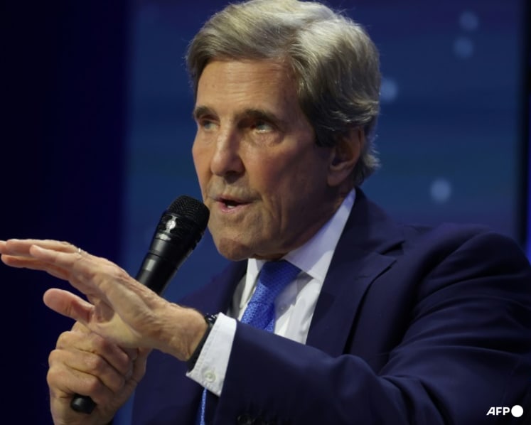 ‘The science is focused on the emissions’, says US climate chief John Kerry, amid COP28 president’s comments on fossil fuels