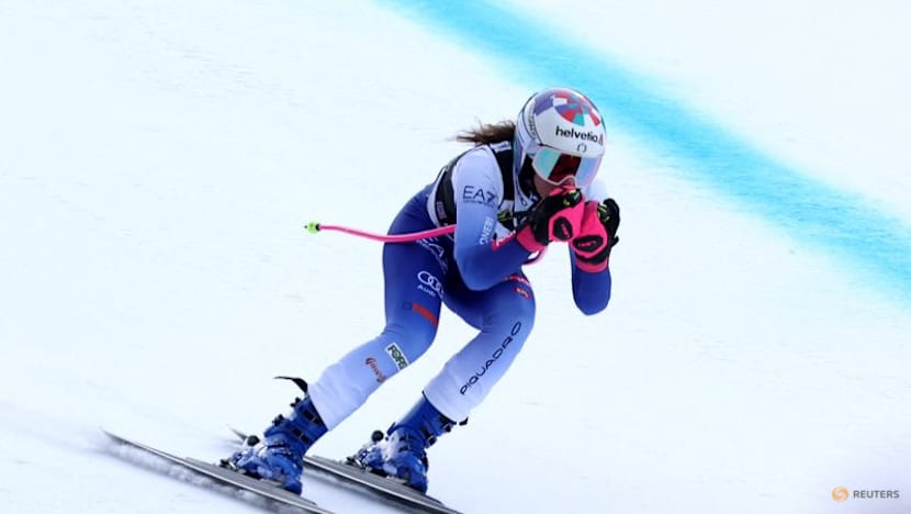 Alpine skiing-Bassino faces surgery after leg fracture, Olympics in doubt