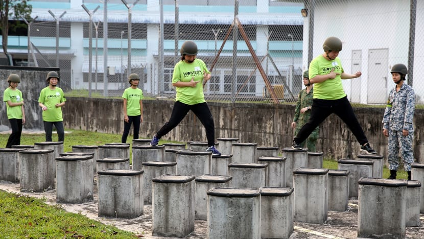 Fall in! 103 women take on standard obstacle course, handle rifles at first-ever women’s boot camp