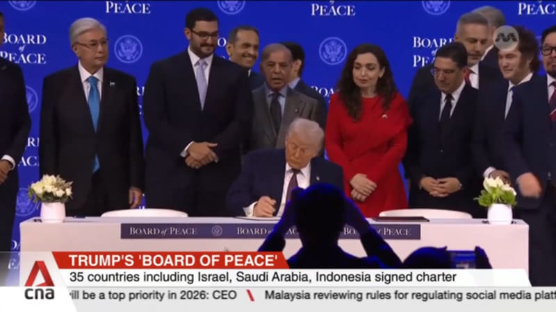 Trump launches 'Board of Peace' aimed at resolving international conflicts