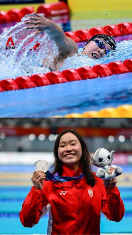Singapore's Gan Ching Hwee breaks national record with Asian Games swimming silver