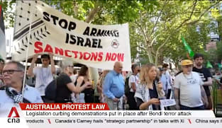 Protesters in Sydney rally against new bill restricting demonstrations in wake of Bondi attack