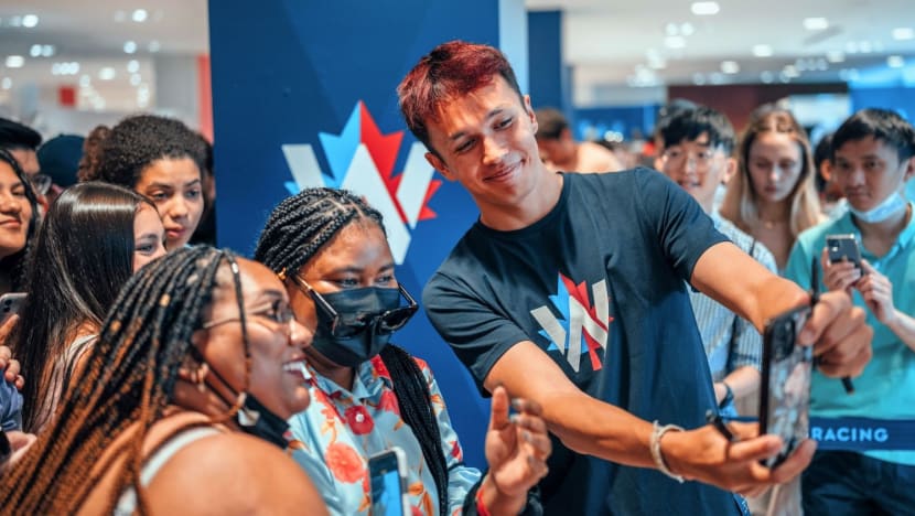 Thrills and spills at the Williams Racing fan activation pop-up store at Suntec City Thrills and spills at the Williams Racing fan activation pop-up store at Suntec City