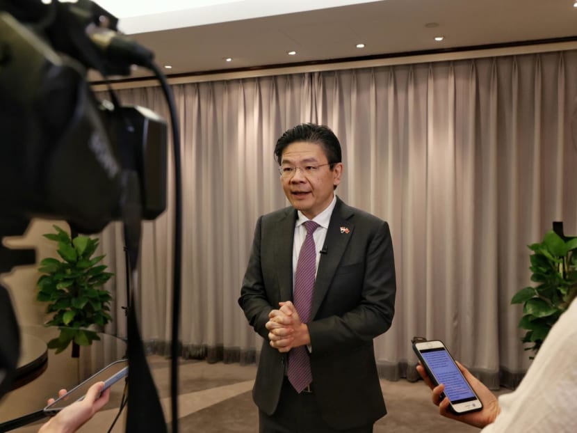 A file photograph of Deputy Prime Minister Lawrence Wong.