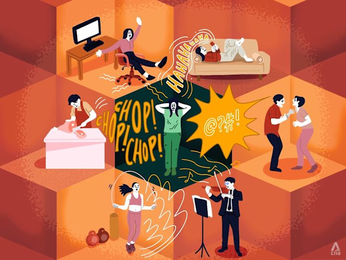 Loud banging, shouting and music: More Singaporeans find themselves trapped by noisy neighbours