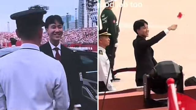 “好阳光” 国庆庆典彩排扮演总统再引关注