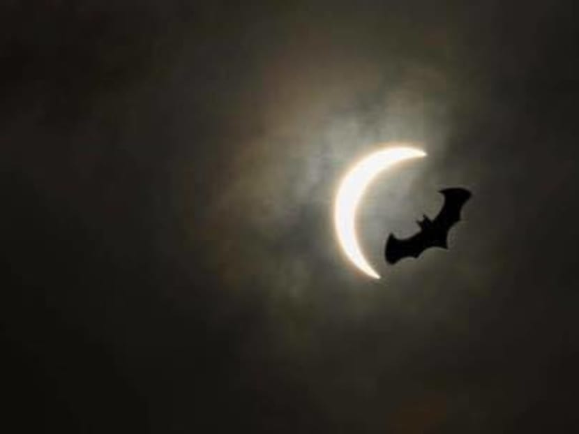 A photograph of the 'eclipse' shared by Facebook user Eclipse Knight on Prime Minister Lee Hsien Loong's Facebook page. A photograph of the 'eclipse' shared by Facebook user Eclipse Knight on Prime Minister Lee Hsien Loong's Facebook page.