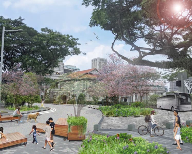 Connaught Drive and Anderson Bridge to be pedestrian-only from end-December