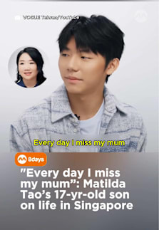 Adjusting to life in Singapore wasn’t easy for him or his mum. #8dayssgAsianEnt  #8dayssg #MatildaTao #homesick #studyingabroad 