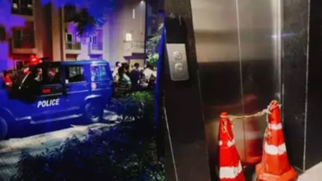 印度电梯“煞车”失灵猛撞25楼屋顶 三人受伤吓坏