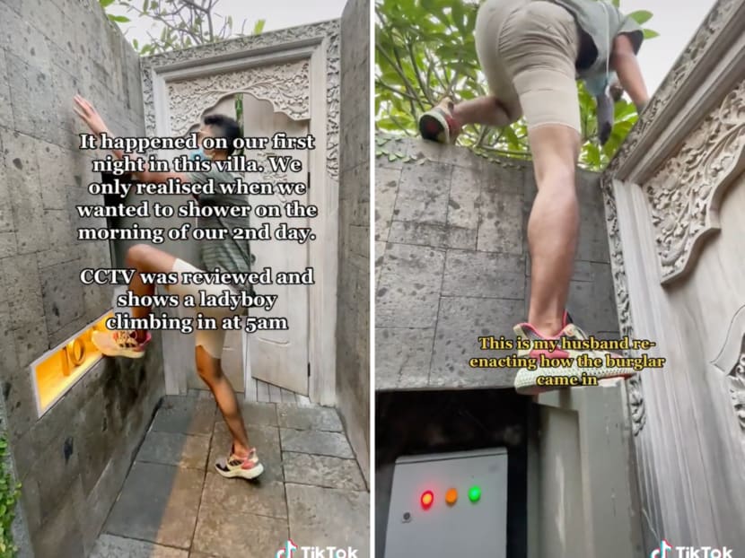A Singaporean couple on their honeymoon in Bali, Indonesia found their villa had been burgled on their first night there. A Singaporean couple on their honeymoon in Bali, Indonesia found their villa had been burgled on their first night there.