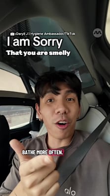 In a tongue-in-cheek twist of events, even minted himself Singapore's "Hygiene Ambassador" on his TikTok profile #8dayssgtrending #8dayssg #cardconvention #bodyodor #trending 