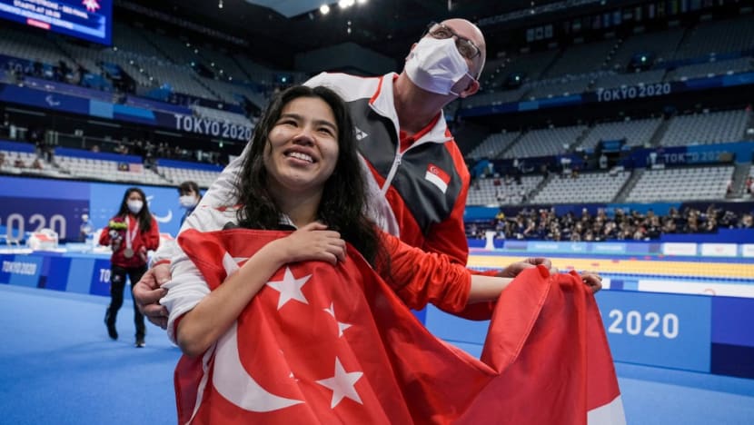 Swimming: Singapore's Yip Pin Xiu wins gold in women's 100m backstroke S2 at Tokyo Paralympics Swimming: Singapore's Yip Pin Xiu wins gold in women's 100m backstroke S2 at Tokyo Paralympics