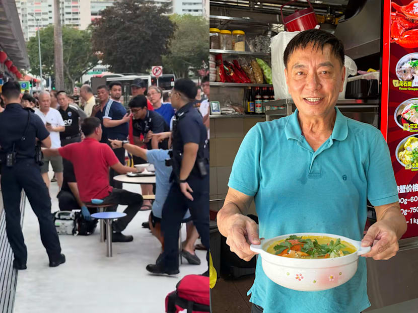 Former actor Huang Yiliang taken to hospital after alleged assault at Circuit Road Hawker Centre