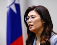 Taiwan opposition chief leaves for China 'peace' mission, minister details warship deployments