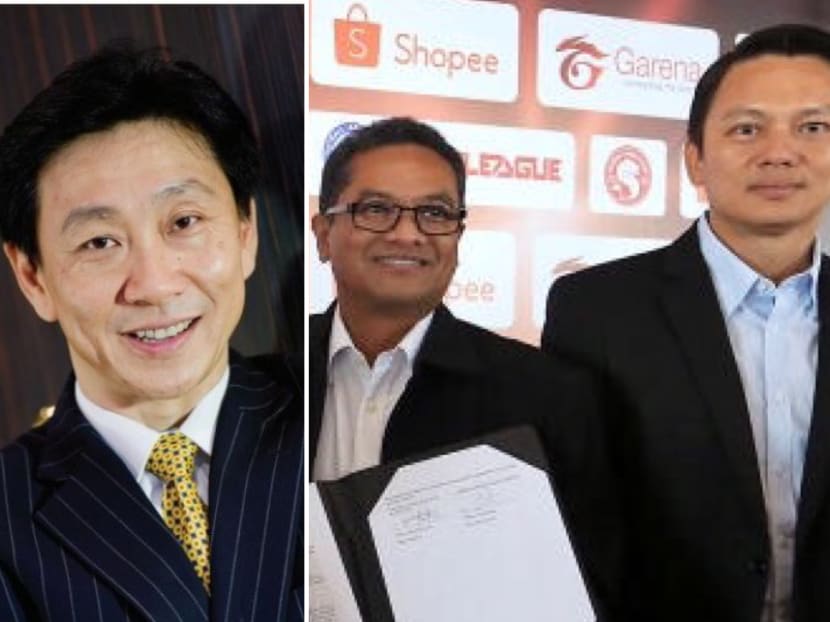 FAS general Secretary Winston Lee (right) has produced documentary proof that Bill Ng (left) at Zainudin Nordin's behest, had agreed to donate S$500,000 to the AFF to support its Football Management System. Photos: Hougang United and FAS Facebook pages FAS general Secretary Winston Lee (right) has produced documentary proof that Bill Ng (left) at Zainudin Nordin's behest, had agreed to donate S$500,000 to the AFF to support its Football Management System. Photos: Hougang United and FAS Facebook pages