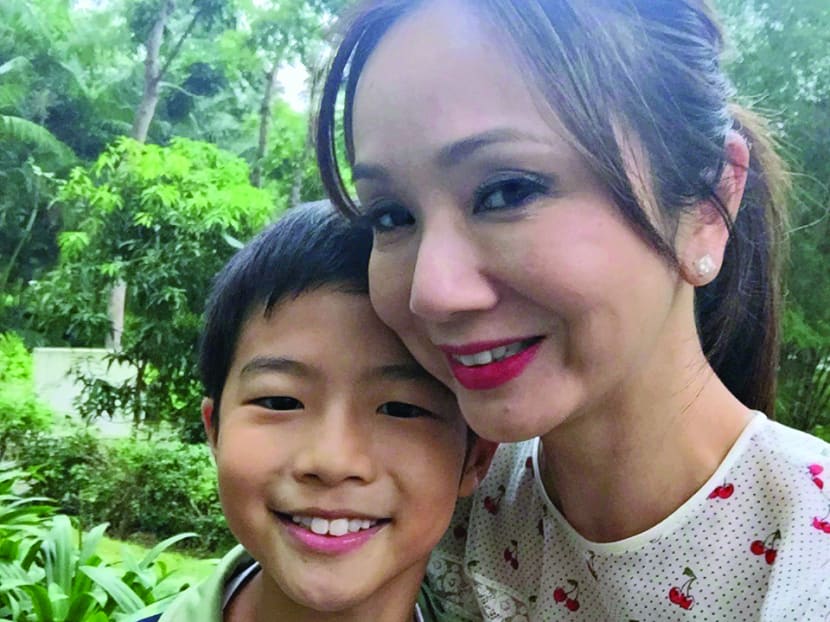 TV host Diana Ser admits she can be quite a "Mommy Monster" when it comes to her son Jake's grades. Photo: Diana Ser