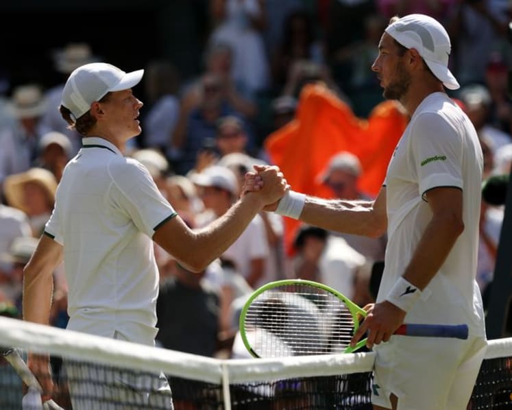 Sinner snuffs out Struff's Wimbledon dream to reach semi-finals