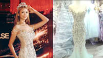 Hk beauty queen ms universe damage gowns