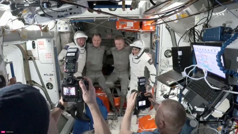 Astronauts finally head home after unexpected nine-month ISS stay