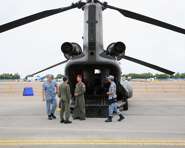 F-15SG jet, Apache helicopter to perform together at air show