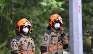 Two people taken to hospital after ammonia detected at Fishery Port Road compound
