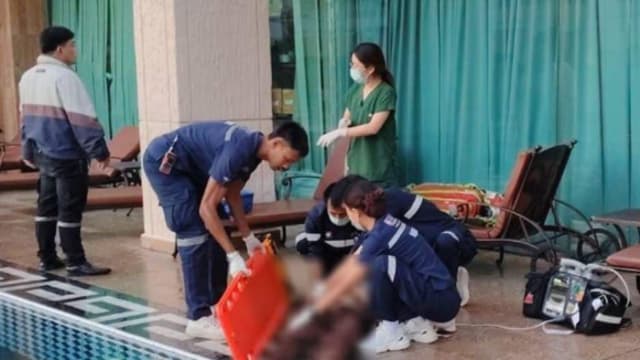 泰女25楼坠落奇迹生还 事前曾与丈夫激烈争吵