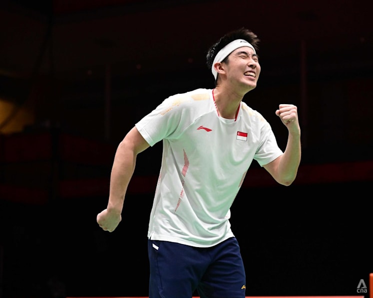 Singapore’s Loh Kean Yew through to Asian Games badminton final after beating South Korea’s Yoo