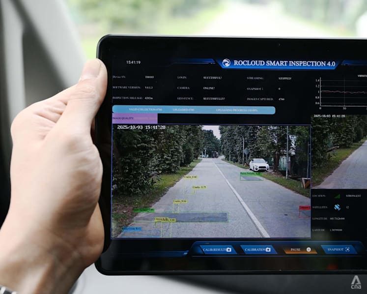 How does Singapore detect potholes on roads? With AI