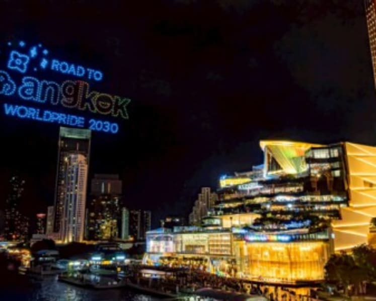 ICONSIAM Captivates the World with Historic Rainbow Drone and Fireworks Spectacular, Showcasing Thailand's Readiness to Host World Pride 2030