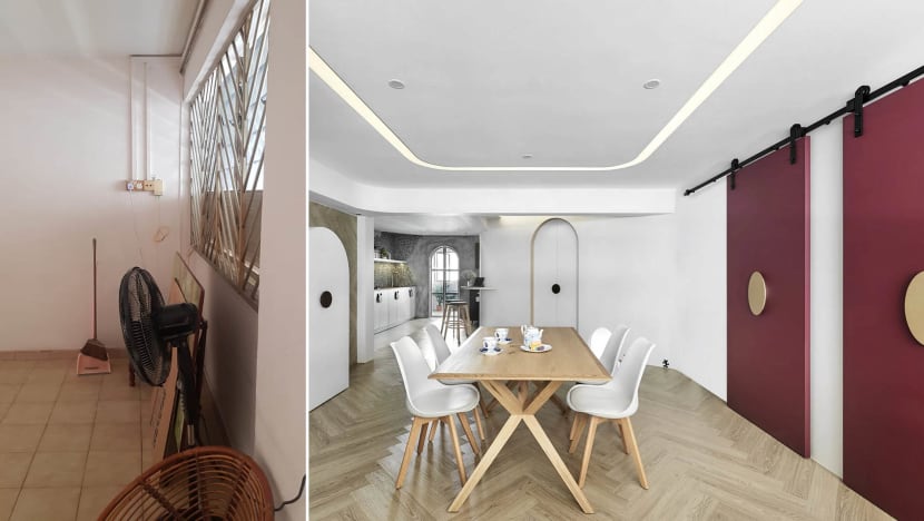 Before & After: A $90k Reno Transforms 30-Year-Old HDB Flat Into Mickey Mouse Haven