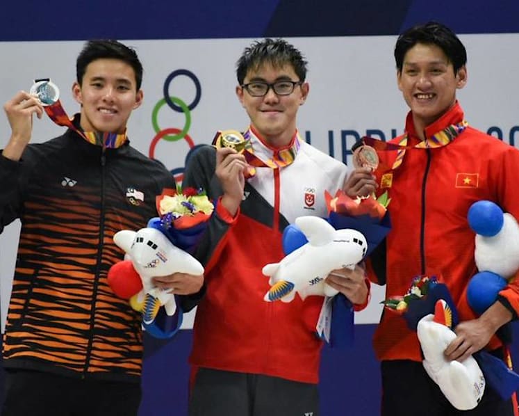 Singapore’s young swimmers smash national, personal records at SEA Games