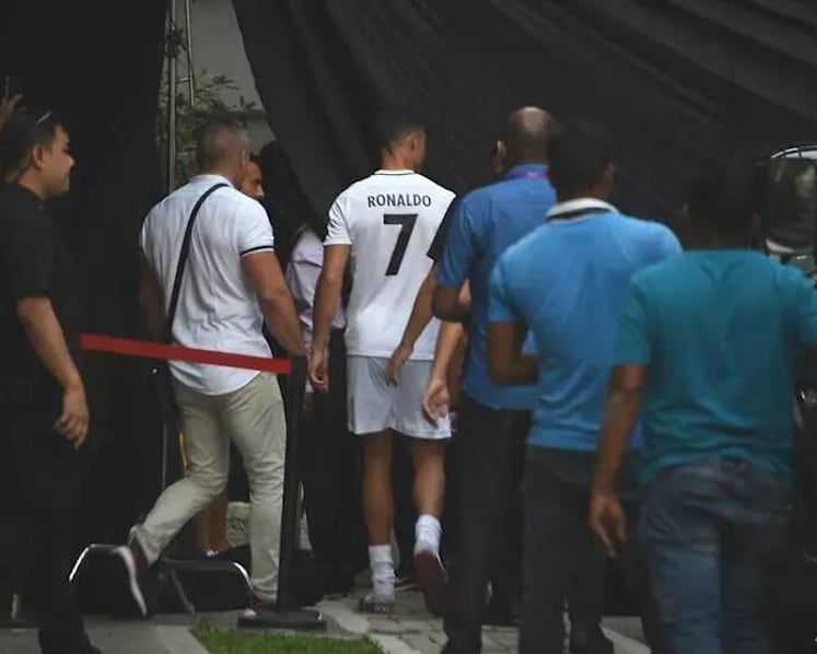 Juventus superstar Cristiano Ronaldo visits Our Tampines Hub