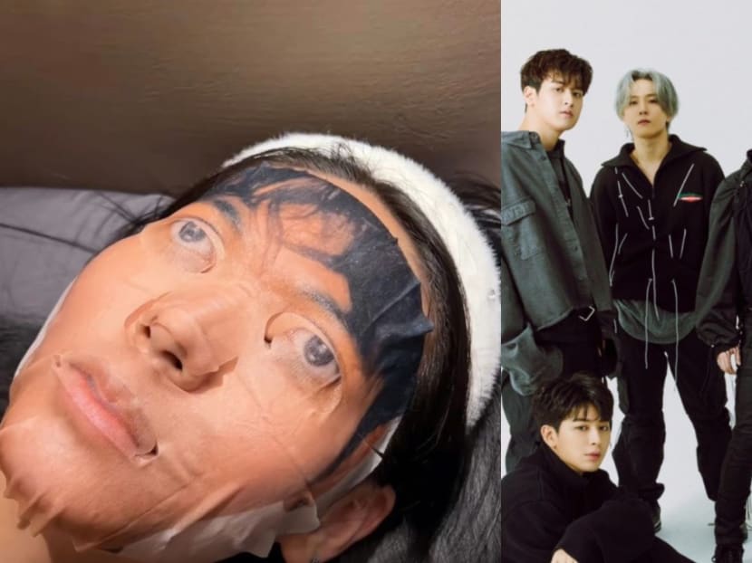 Netizen tries on K-pop Group iKON's facial sheet masks, and the result ...